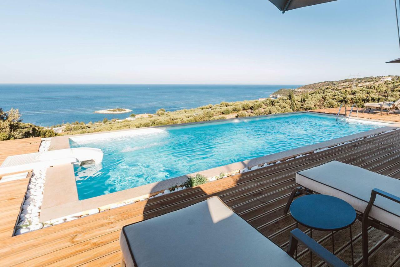 Yiameli Villas With Private Pool Skinária Exteriör bild